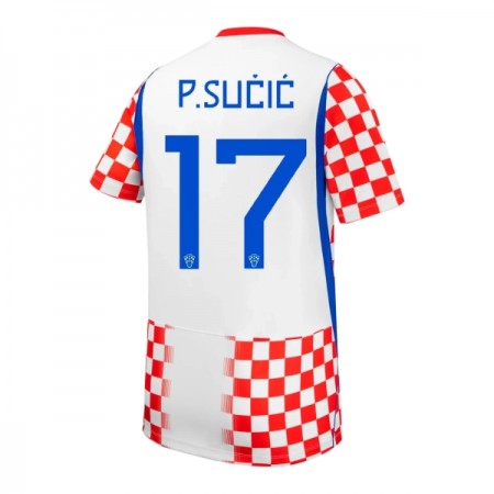 Chorwacja P. Sucic 17 Główna Koszulki Piłkarskie MŚ 2026 Krótki Rękaw Chorwacja P. Sucic 17 Główna Koszulki Piłkarskie MŚ 2026 Krótki Rękaw
