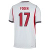 Anglia Foden 17 Główna Koszulki Piłkarskie MŚ 2026 Krótki Rękaw Anglia Foden 17 Główna Koszulki Piłkarskie MŚ 2026 Krótki Rękaw