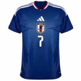 Japonia Mitoma 7 Główna Koszulki Piłkarskie MŚ 2026 Krótki Rękaw