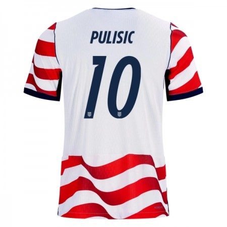 Stany Zjednoczone Pulisic 10 Główna Koszulki Piłkarskie MŚ 2026 Krótki Rękaw Stany Zjednoczone Pulisic 10 Główna Koszulki Piłkarskie MŚ 2026 Krótki Rękaw
