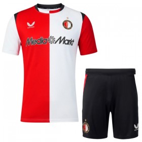 Feyenoord Rotterdam Dziecięca Główna Koszulki Piłkarskie 2026-27 Krótki Rękaw (+ Krótkie spodenki)