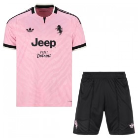 Juventus Dziecięca Precz Koszulki Piłkarskie 2026-27 Krótki Rękaw (+ Krótkie spodenki)