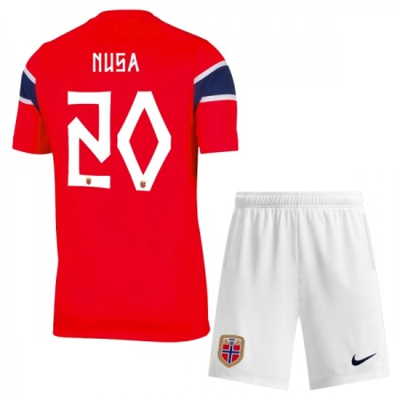 Norwegia Nusa 20 Dziecięca Główna Koszulki Piłkarskie MŚ 2026 Krótki Rękaw (+ Krótkie spodenki) Norwegia Nusa 20 Dziecięca Główna Koszulki Piłkarskie MŚ 2026 Krótki Rękaw (+ Krótkie spodenki)