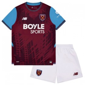 West Ham United Dziecięca Główna Koszulki Piłkarskie 2026-27 Krótki Rękaw (+ Krótkie spodenki)