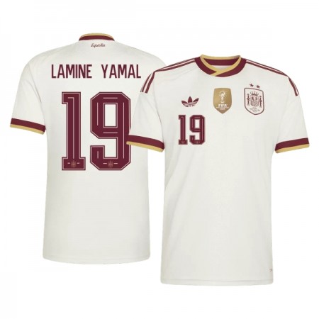 Hiszpania 2 Stars Lamine Yamal 19 Precz Koszulki Piłkarskie MŚ 2026 Krótki Rękaw Hiszpania 2 Stars Lamine Yamal 19 Precz Koszulki Piłkarskie MŚ 2026 Krótki Rękaw