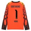 Borussia Dortmund Kobel 1 Bramkarskie Główna Koszulki Piłkarskie 2026-27 Pomarańczowy Długi Rękaw Borussia Dortmund Kobel 1 Bramkarskie Główna Koszulki Piłkarskie 2026-27 Pomarańczowy Długi Rękaw
