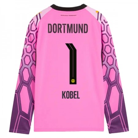 Borussia Dortmund Kobel 1 Bramkarskie Precz Koszulki Piłkarskie 2026-27 Różowy Długi Rękaw Borussia Dortmund Kobel 1 Bramkarskie Precz Koszulki Piłkarskie 2026-27 Różowy Długi Rękaw