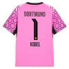 Borussia Dortmund Kobel 1 Bramkarskie Precz Koszulki Piłkarskie 2026-27 Różowy Krótki Rękaw Borussia Dortmund Kobel 1 Bramkarskie Precz Koszulki Piłkarskie 2026-27 Różowy Krótki Rękaw