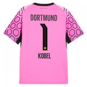 Borussia Dortmund Kobel 1 Bramkarskie Precz Koszulki Piłkarskie 2026-27 Różowy Krótki Rękaw