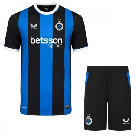 Club Brugge Dziecięca Główna Koszulki Piłkarskie 2026-27 Krótki Rękaw (+ Krótkie spodenki)
