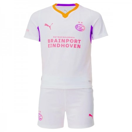 PSV Eindhoven Dziecięca Precz Koszulki Piłkarskie 2026-27 Krótki Rękaw (+ Krótkie spodenki)