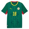Senegal Sarr 18 Precz Koszulki Piłkarskie MŚ 2026 Krótki Rękaw