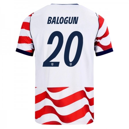 Stany Zjednoczone Balogun 20 Główna Koszulki Piłkarskie MŚ 2026 Krótki Rękaw Stany Zjednoczone Balogun 20 Główna Koszulki Piłkarskie MŚ 2026 Krótki Rękaw