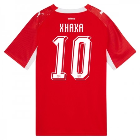 Szwajcaria Granit Xhaka 10 Główna Koszulki Piłkarskie MŚ 2026 Krótki Rękaw Szwajcaria Granit Xhaka 10 Główna Koszulki Piłkarskie MŚ 2026 Krótki Rękaw