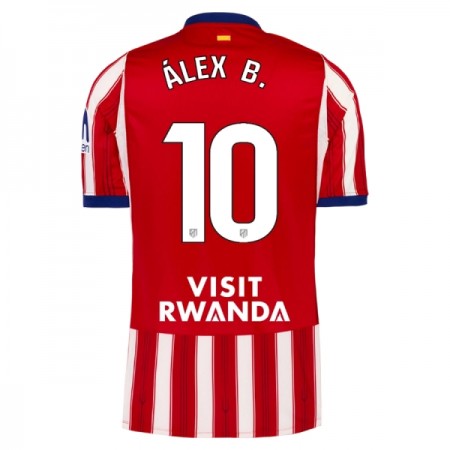 Atlético Madryt Alex B. 10 Główna Koszulki Piłkarskie 2026-27 Krótki Rękaw Atlético Madryt Alex B. 10 Główna Koszulki Piłkarskie 2026-27 Krótki Rękaw