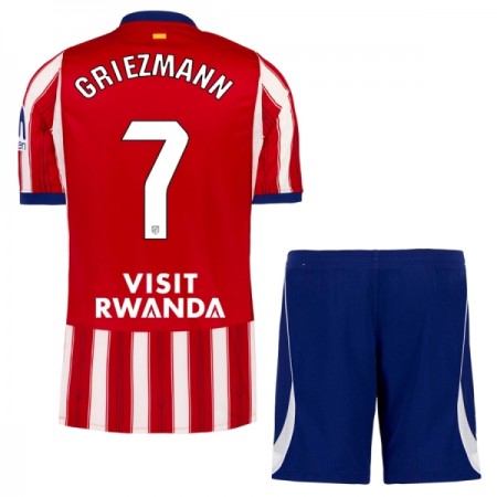 Atlético Madryt Griezmann 7 Dziecięca Główna Koszulki Piłkarskie 2026-27 Krótki Rękaw (+ Krótkie spodenki)