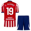 Atlético Madryt J. Alvarez 19 Dziecięca Główna Koszulki Piłkarskie 2026-27 Krótki Rękaw (+ Krótkie spodenki)