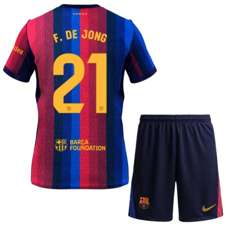 FC Barcelona F. De Jong 21 Dziecięca Główna Koszulki Piłkarskie 2026-27 Krótki Rękaw (+ Krótkie spodenki) FC Barcelona F. De Jong 21 Dziecięca Główna Koszulki Piłkarskie 2026-27 Krótki Rękaw (+ Krótkie spodenki)
