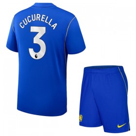 Chelsea Cucurella 3 Dziecięca Główna Koszulki Piłkarskie 2026-27 Krótki Rękaw (+ Krótkie spodenki)
