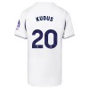 Tottenham Hotspur Kudus 20 Główna Koszulki Piłkarskie 2026-27 Krótki Rękaw Tottenham Hotspur Kudus 20 Główna Koszulki Piłkarskie 2026-27 Krótki Rękaw