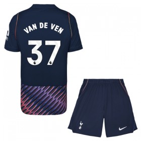 Tottenham Hotspur Van De Ven 37 Dziecięca Precz Koszulki Piłkarskie 2026-27 Krótki Rękaw (+ Krótkie spodenki)