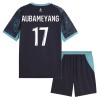 Olympique Marsylia Aubameyang 17 Dziecięca Precz Koszulki Piłkarskie 2026-27 Krótki Rękaw (+ Krótkie spodenki)