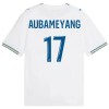 Olympique Marsylia Aubameyang 17 Główna Koszulki Piłkarskie 2026-27 Krótki Rękaw Olympique Marsylia Aubameyang 17 Główna Koszulki Piłkarskie 2026-27 Krótki Rękaw