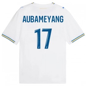 Olympique Marsylia Aubameyang 17 Główna Koszulki Piłkarskie 2026-27 Krótki Rękaw