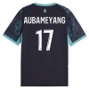 Olympique Marsylia Aubameyang 17 Precz Koszulki Piłkarskie 2026-27 Krótki Rękaw Olympique Marsylia Aubameyang 17 Precz Koszulki Piłkarskie 2026-27 Krótki Rękaw