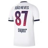Paris Saint-Germain Joao Neves 87 Precz Koszulki Piłkarskie 2026-27 Krótki Rękaw