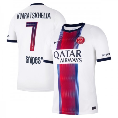 Paris Saint-Germain Kvaratskhelia 7 Precz Koszulki Piłkarskie 2026-27 Krótki Rękaw Paris Saint-Germain Kvaratskhelia 7 Precz Koszulki Piłkarskie 2026-27 Krótki Rękaw