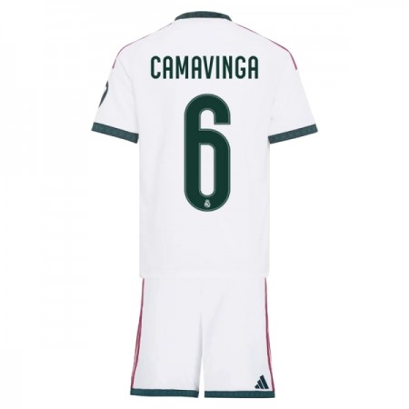 Real Madryt Camavinga 6 Dziecięca Główna Koszulki Piłkarskie 2026-27 Krótki Rękaw (+ Krótkie spodenki) Real Madryt Camavinga 6 Dziecięca Główna Koszulki Piłkarskie 2026-27 Krótki Rękaw (+ Krótkie spodenki)