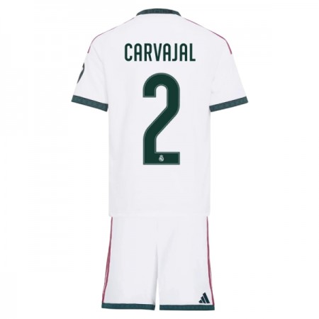 Real Madryt Carvajal 2 Dziecięca Główna Koszulki Piłkarskie 2026-27 Krótki Rękaw (+ Krótkie spodenki)
