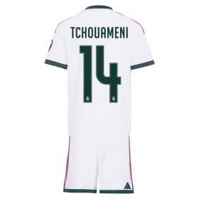Real Madryt Tchouameni 14 Dziecięca Główna Koszulki Piłkarskie 2026-27 Krótki Rękaw (+ Krótkie spodenki)