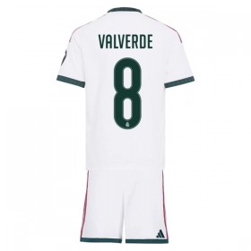 Real Madryt Valverde 8 Dziecięca Główna Koszulki Piłkarskie 2026-27 Krótki Rękaw (+ Krótkie spodenki)