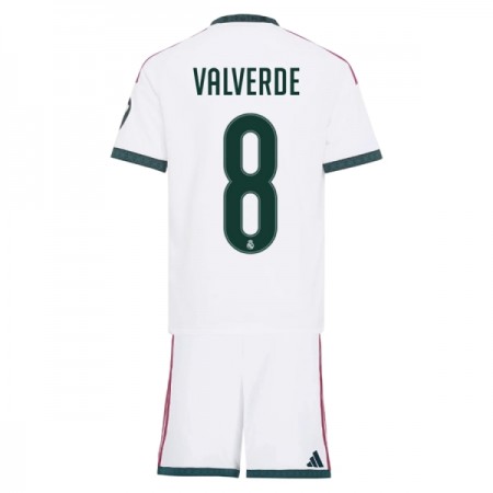 Real Madryt Valverde 8 Dziecięca Główna Koszulki Piłkarskie 2026-27 Krótki Rękaw (+ Krótkie spodenki) Real Madryt Valverde 8 Dziecięca Główna Koszulki Piłkarskie 2026-27 Krótki Rękaw (+ Krótkie spodenki)