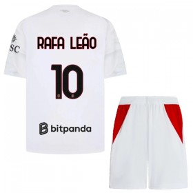AC Milan Rafael Leao 10 Dziecięca Precz Koszulki Piłkarskie 2026-27 Krótki Rękaw (+ Krótkie spodenki)