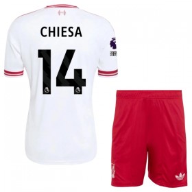 Liverpool Chiesa 14 Dziecięca Precz Koszulki Piłkarskie 2026-27 Krótki Rękaw (+ Krótkie spodenki)