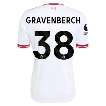 Liverpool Gravenberch 38 Precz Koszulki Piłkarskie 2026-27 Krótki Rękaw Liverpool Gravenberch 38 Precz Koszulki Piłkarskie 2026-27 Krótki Rękaw