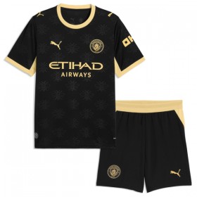 Manchester City Dziecięca Precz Koszulki Piłkarskie 2026-27 Krótki Rękaw (+ Krótkie spodenki)