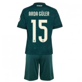 Real Madryt Arda Guler 15 Dziecięca Precz Koszulki Piłkarskie 2026-27 Krótki Rękaw (+ Krótkie spodenki)
