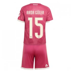Real Madryt Arda Guler 15 Dziecięca Trzeciej Koszulki Piłkarskie 2026-27 Krótki Rękaw (+ Krótkie spodenki)
