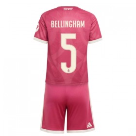 Real Madryt Bellingham 5 Dziecięca Trzeciej Koszulki Piłkarskie 2026-27 Krótki Rękaw (+ Krótkie spodenki)