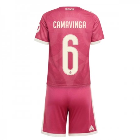 Real Madryt Camavinga 6 Dziecięca Trzeciej Koszulki Piłkarskie 2026-27 Krótki Rękaw (+ Krótkie spodenki) Real Madryt Camavinga 6 Dziecięca Trzeciej Koszulki Piłkarskie 2026-27 Krótki Rękaw (+ Krótkie spodenki)