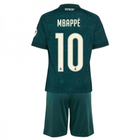 Real Madryt Mbappé 10 Dziecięca Precz Koszulki Piłkarskie 2026-27 Krótki Rękaw (+ Krótkie spodenki)