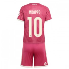 Real Madryt Mbappé 10 Dziecięca Trzeciej Koszulki Piłkarskie 2026-27 Krótki Rękaw (+ Krótkie spodenki)