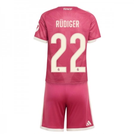 Real Madryt Rudiger 22 Dziecięca Trzeciej Koszulki Piłkarskie 2026-27 Krótki Rękaw (+ Krótkie spodenki) Real Madryt Rudiger 22 Dziecięca Trzeciej Koszulki Piłkarskie 2026-27 Krótki Rękaw (+ Krótkie spodenki)