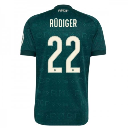 Real Madryt Rudiger 22 Precz Koszulki Piłkarskie 2026-27 Krótki Rękaw Real Madryt Rudiger 22 Precz Koszulki Piłkarskie 2026-27 Krótki Rękaw