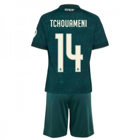 Real Madryt Tchouameni 14 Dziecięca Precz Koszulki Piłkarskie 2026-27 Krótki Rękaw (+ Krótkie spodenki) Real Madryt Tchouameni 14 Dziecięca Precz Koszulki Piłkarskie 2026-27 Krótki Rękaw (+ Krótkie spodenki)