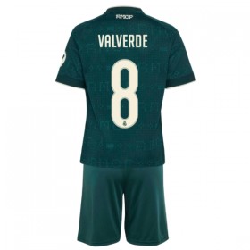 Real Madryt Valverde 8 Dziecięca Precz Koszulki Piłkarskie 2026-27 Krótki Rękaw (+ Krótkie spodenki)